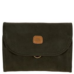 Bric`s Life Tri-Fold Necessaire Dunkelgrün