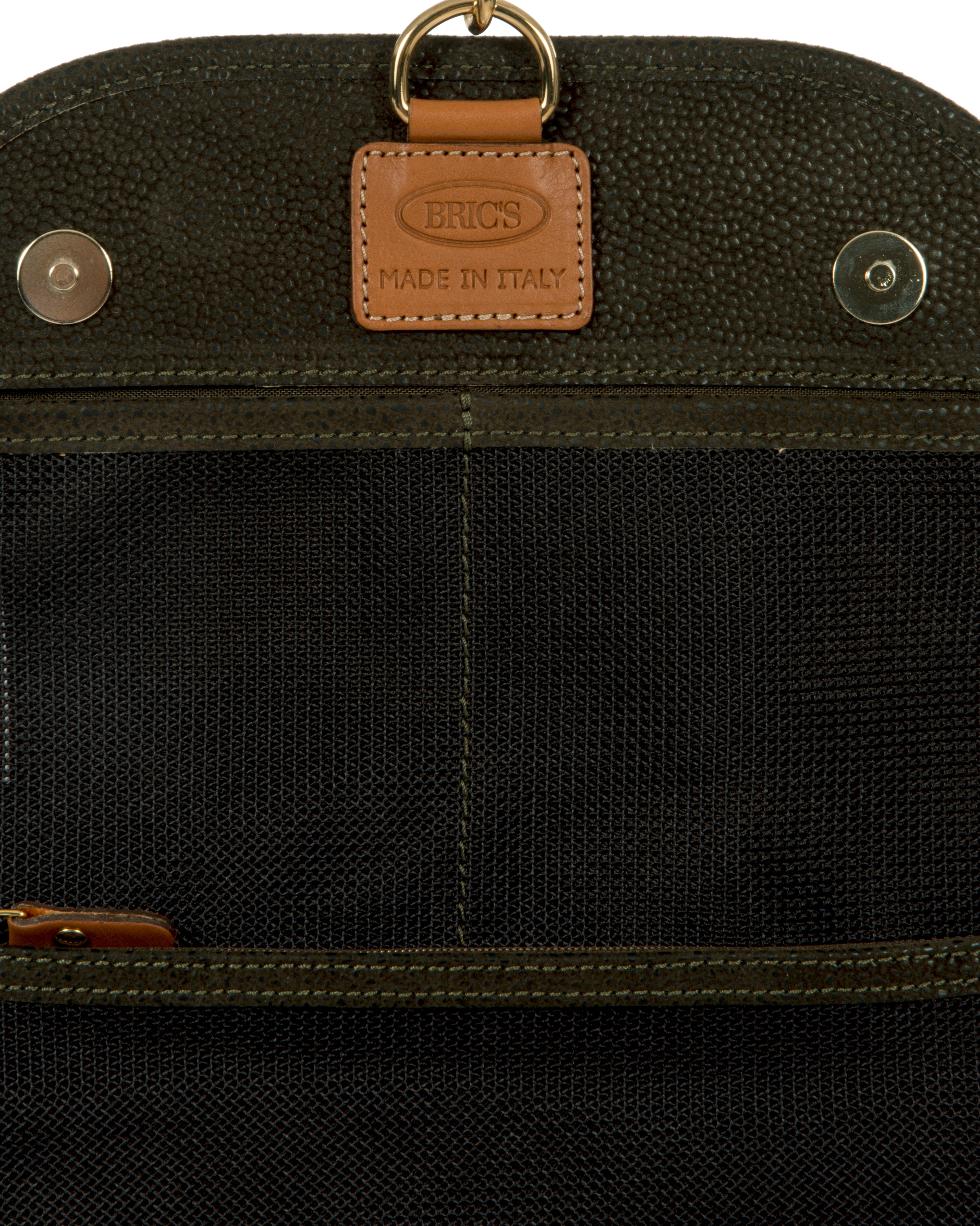 Bric`s Life Großes Tri-Fold Necessaire Dunkelgrün