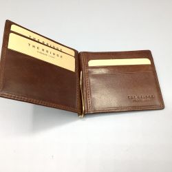 The Bridge Herren Dollar Clip Story Uomo Rindsleder Braun
