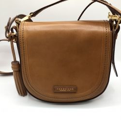 The Bridge Damen Handtasche Pearl District Rindsleder Cognac
