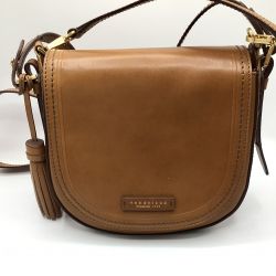 The Bridge Pearl District Damen Handtasche Rindsleder Cognac Damen Leder Neuheiten