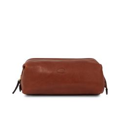 The Bridge Herren Kulturtasche Rindsleder Braun