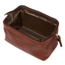 The Bridge Herren Kulturtasche Rindsleder Braun