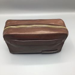 The Bridge Herren Kulturtasche Rindsleder Braun