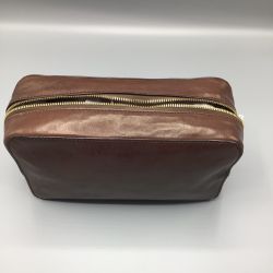 The Bridge Herren Kulturtasche Rindsleder Braun