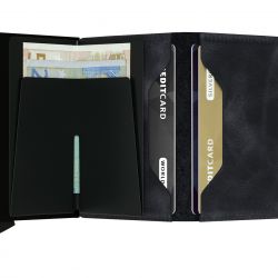 Secrid Slimwallet Schwarz Vintage Portmonees Herren
