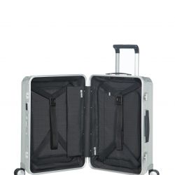 Samsonite Aluminium 4-Rad Trolly 55 cm Silber Reise & Freizeit