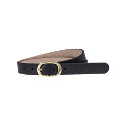 Aigner Damen Wendegürtel Casual 2,5 cm Schwarz Taupe
