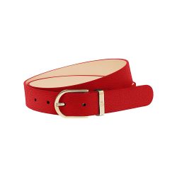 Aigner Damen Gürtel Casual 3 cm Lipstick Red