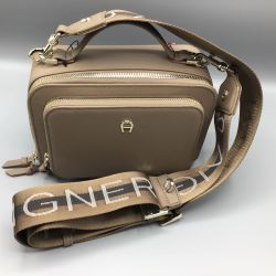 Aigner Damen Handtasche Rindsleder Maple Brown Damen Leder Schnäppchen