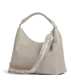 Aigner Damen Beuteltasche Zita M Genarbtes Rindsleder Beige