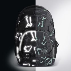 Coocazoo Mate Schulrucksack 30 Lt Reflective Graffiti Neuheiten Schule & Freizeit