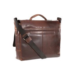 JOOP!  Herren Aktentasche Loreto Rindsleder Kreon Briefbag MHF Dark Brown Business