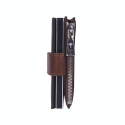 JOOP! Loreto Geldbörse E-Cage C-Four mit RFID-Schutz Dark Brown