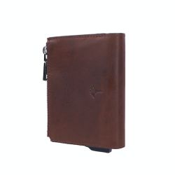 JOOP! Loreto Geldbörse E-Cage C-Four mit RFID-Schutz Dark Brown