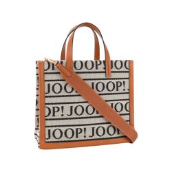JOOP! Damen Handtasche Aurelia Paraffa Baumwolle beige/braun