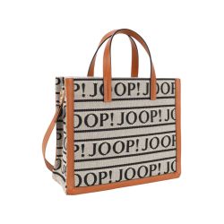 JOOP! Damen Handtasche Aurelia Paraffa Baumwolle beige/braun
