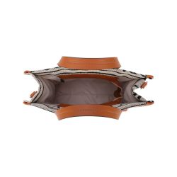 JOOP! Damen Handtasche Aurelia Paraffa Baumwolle beige/braun