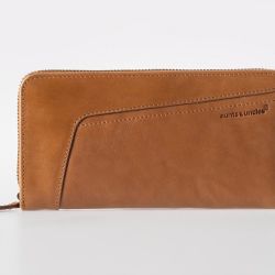 Aunts & Uncles Damen Große Geldbörse mit Reißverschluss Grandma`s Luxury Club Tilda Caramel