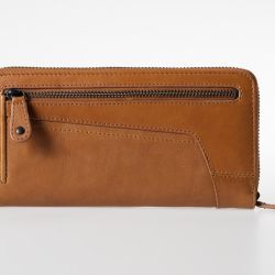 Aunts & Uncles Damen Große Geldbörse mit Reißverschluss Grandma`s Luxury Club Tilda Caramel