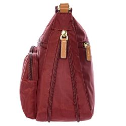 Brics X-Collection mittelgroße Schultertasche Bordeaux