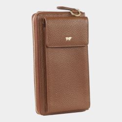 Braun Büffel Geldbörse mit Handyfach Asti Saddle Brown
