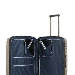 Travelite 4-Rad Trolley 67 cm erw. Air Base Champagne