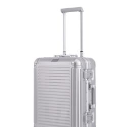 Travelite Next 4-Rad Trolley 55 cm Alu Silber Reise & Freizeit