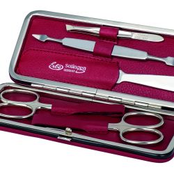 Becker Solingen Maniküre 5-teilig Rot