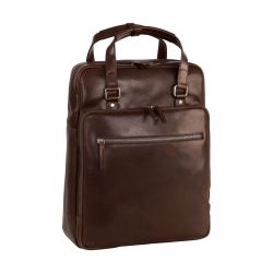 Leonhard Heyden Kurzgrifftasche/Rucksack Roma Braun