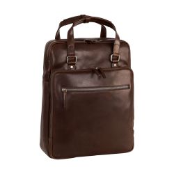 Leonhard Heyden Kurzgrifftasche/Rucksack Roma Braun Business