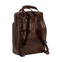 Leonhard Heyden Kurzgrifftasche/Rucksack Roma Braun