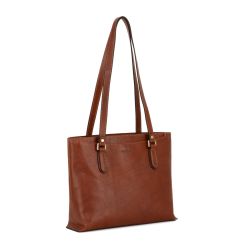 Gianni Conti Damen Shopper Cognac