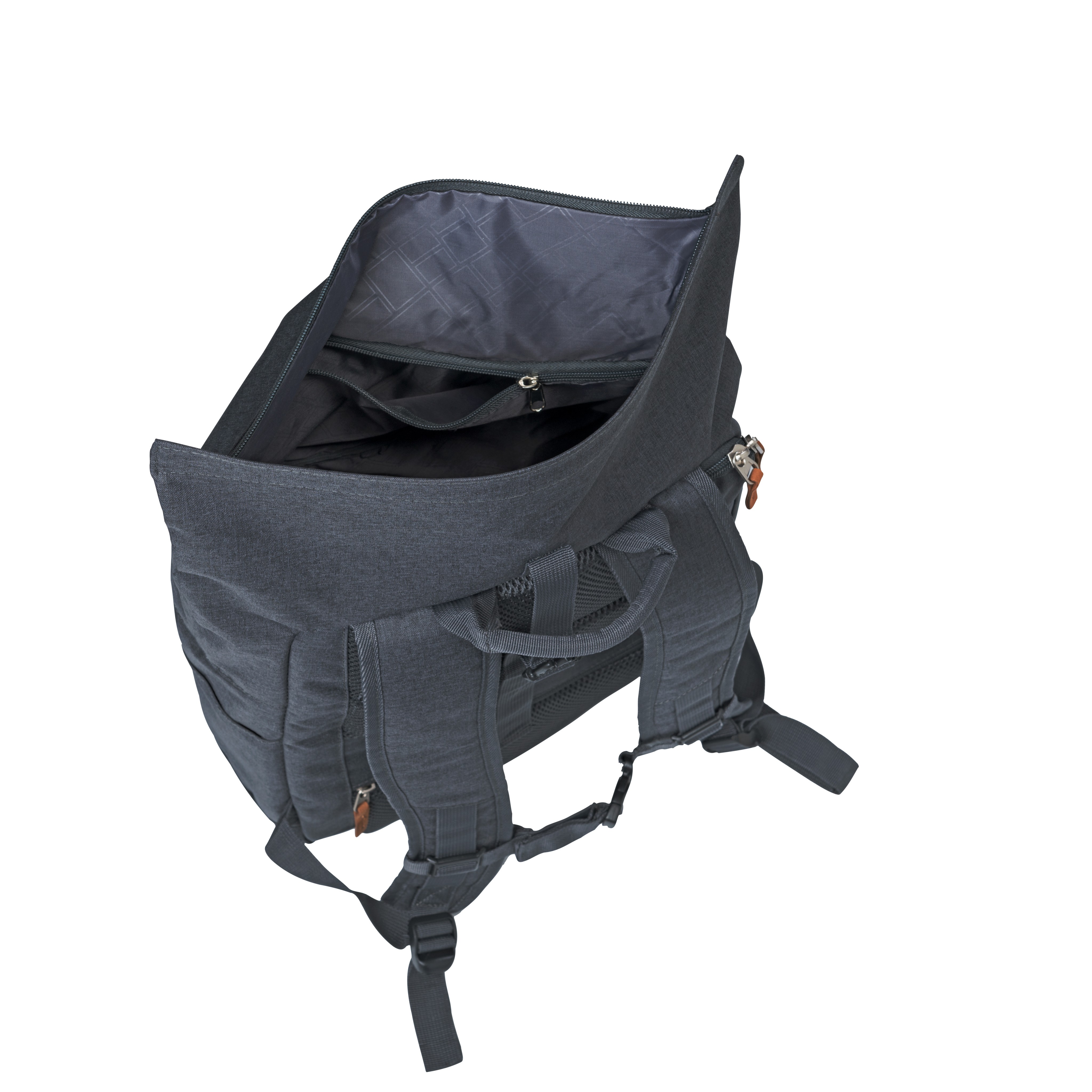 Travelite Basics Rollup Rucksack  Anthrazit Rucksäcke