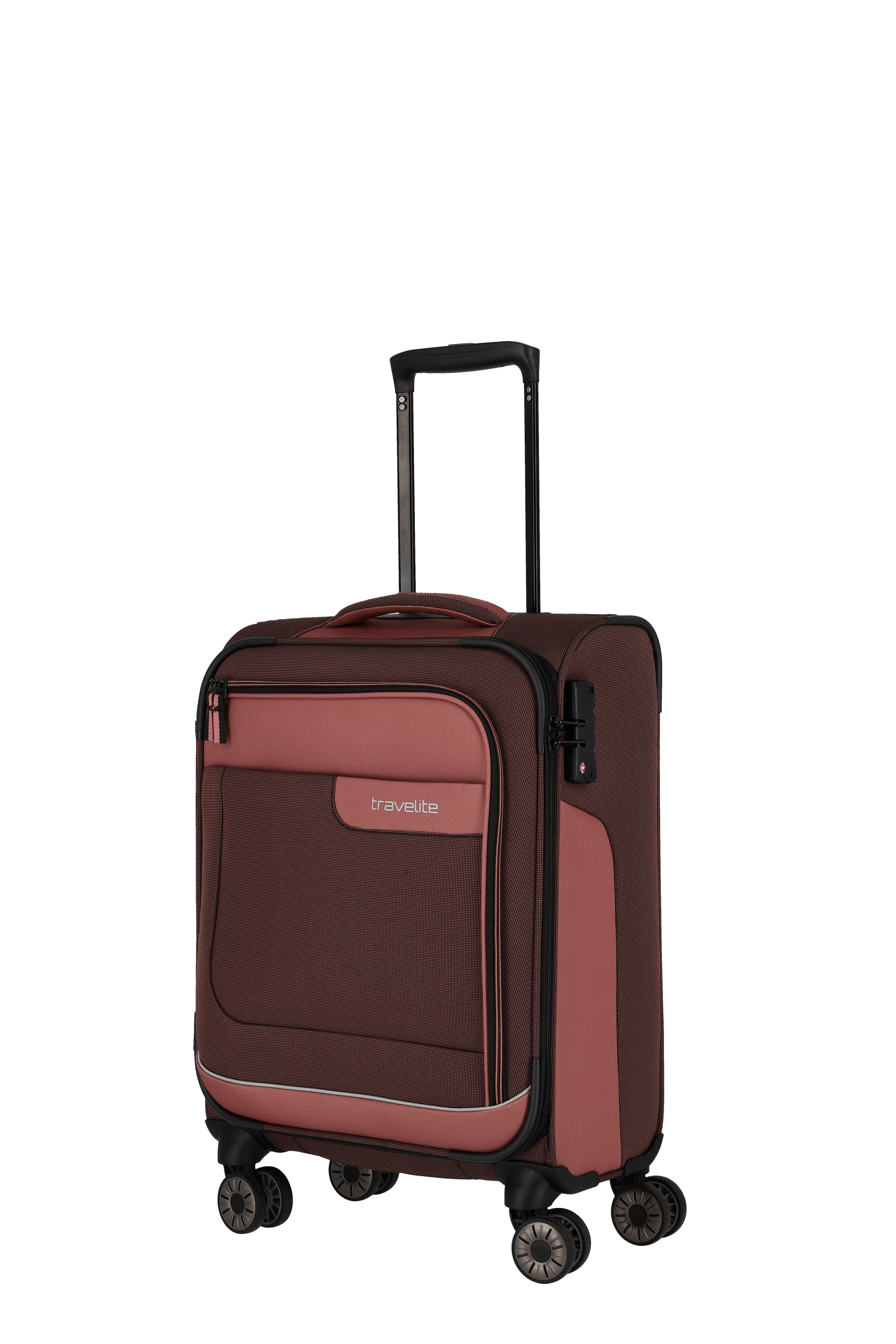 Travelite Viia 4-Rad Trolley 55 cm Frhlingsrose Reise & Freizeit